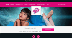 Desktop Screenshot of mydancedynamix.com